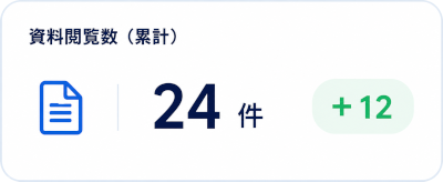 資料閲覧数（累計）24件